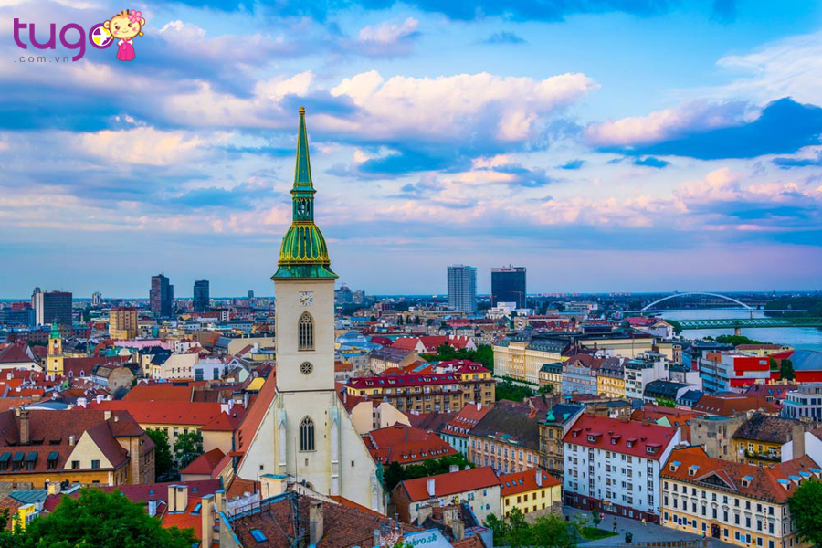 Thủ đô Bratislava nhỏ xinh, yên bình