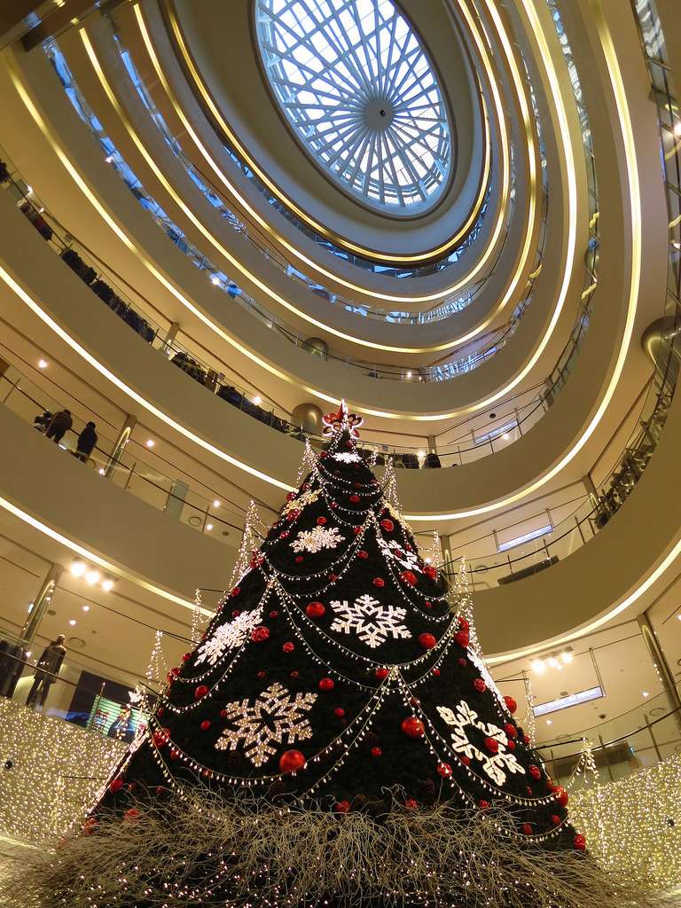 Khu thương mại Shinsegae Centum rực rỡ trong dịp Giáng sinh