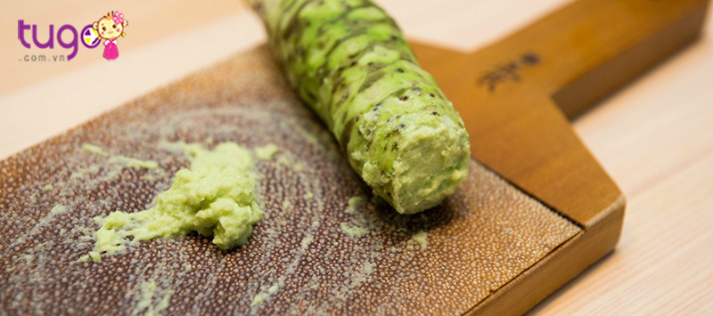 Mài wasabi tươi ngay trên bàn ăn của bạn
