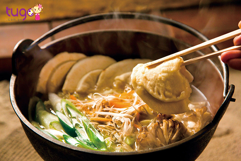 Hachinohe Senbei-Jiru là món ăn phổ biến và rất ngon ở tỉnh Aomori