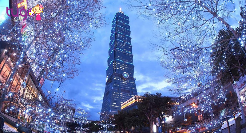 Tòa nhà Taipei 101 là một biểu trưng của Đài Loan