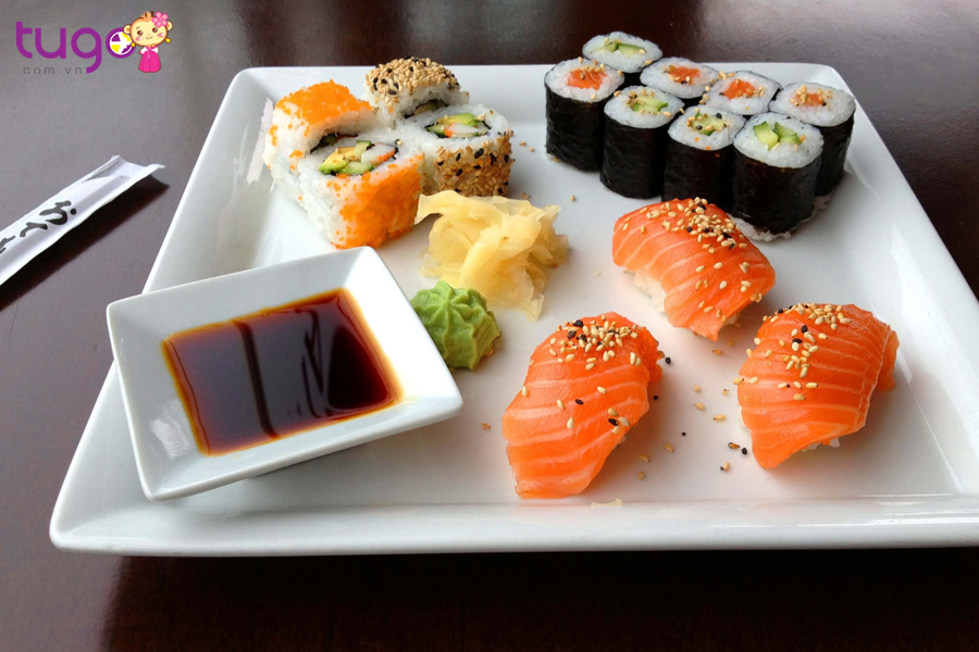 Sushi là món ăn trứ danh của Nhật Bản