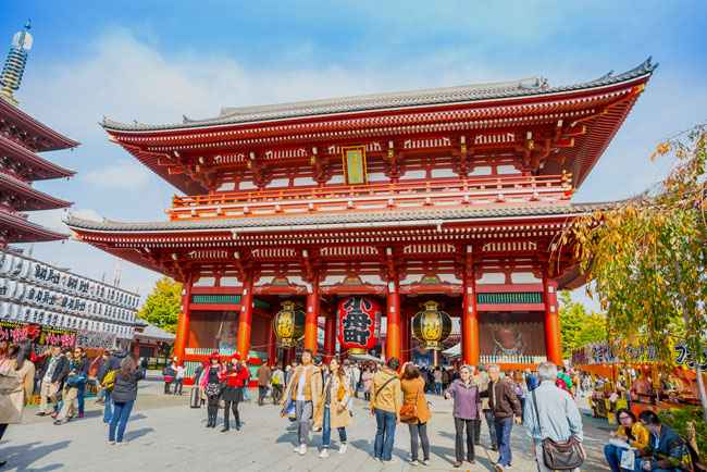 Đền Asakusa Kannon - ngôi đền bạn phải đến khi tham quan Tokyo - Tugo.com.vn