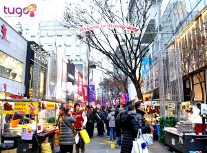 Myeong-dong street khu phố mua sắm hoành tráng giữa lòng Seoul