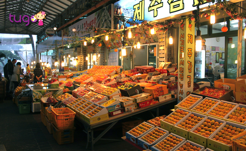 Khu phố Tapdong, nơi mua sắm sầm uất ở đảo Jeju