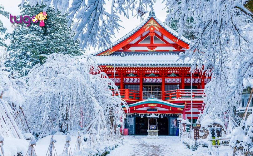 Khung cảnh mùa đông tuyệt sắc ở Nhật Bản trong tháng 1