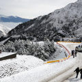 Khung cảnh mùa đông ấn tượng trên núi tuyết Hehuanshan