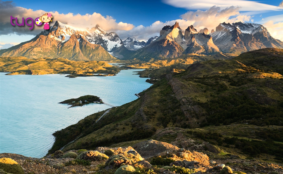 Khung cảnh thiên nhiên hùng vĩ ở Quận hồ Chile