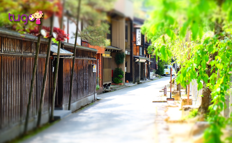Khung cảnh yên bình, thu hút ở khu Hida Takayama, tỉnh Gifu