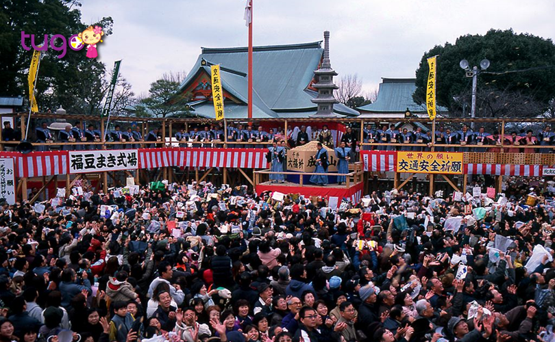Không khí sôi động, náo nhiệt trong lễ hội Setsubun