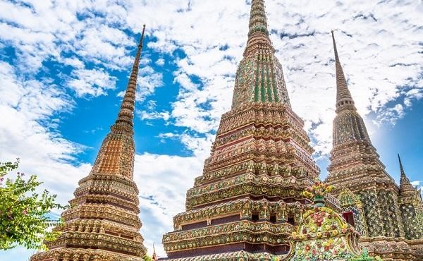 Kiến trúc độc đáo tại chùa Wat Pho