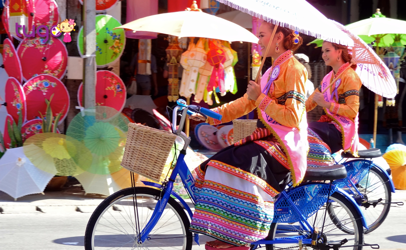 Lễ hội ô là một trong những sự kiện hấp dẫn nhất ở Chiang Mai trong tháng 1