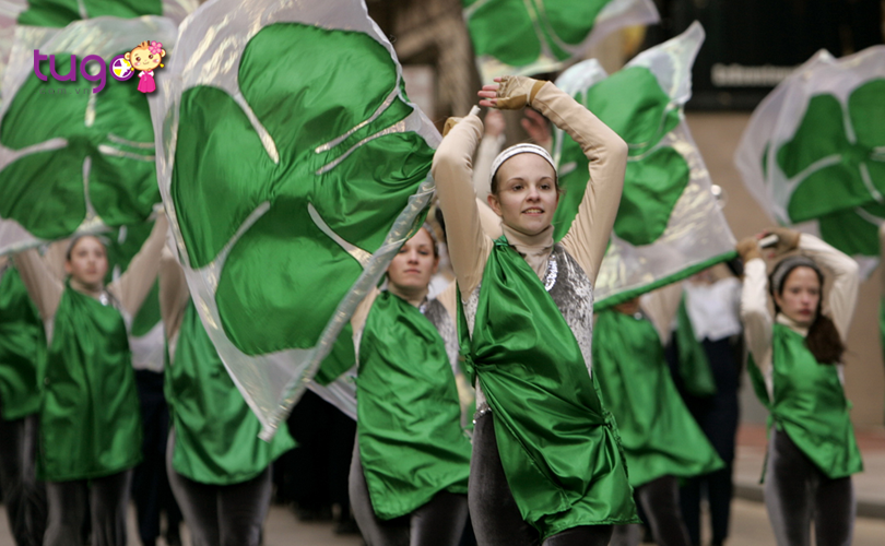 Màn diễu hành đặc sắc trên phố trong ngày thánh Patrick