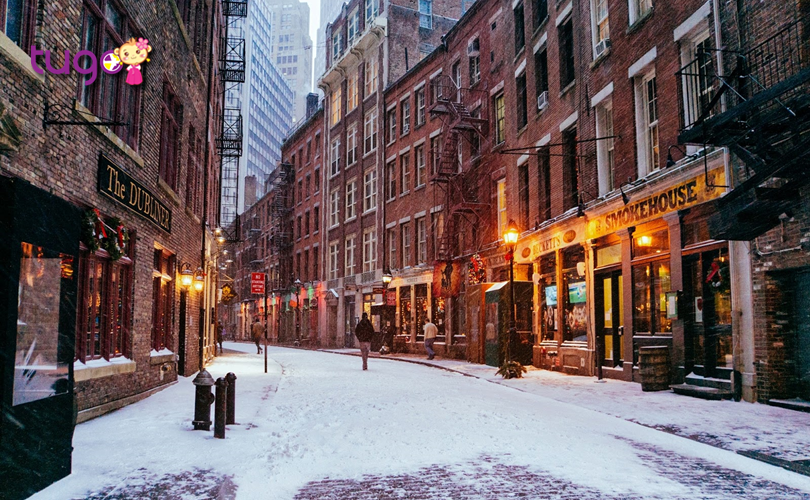 New York là thành phố tuyệt vời để bạn trải nghiệm mùa đông ở nước Mỹ