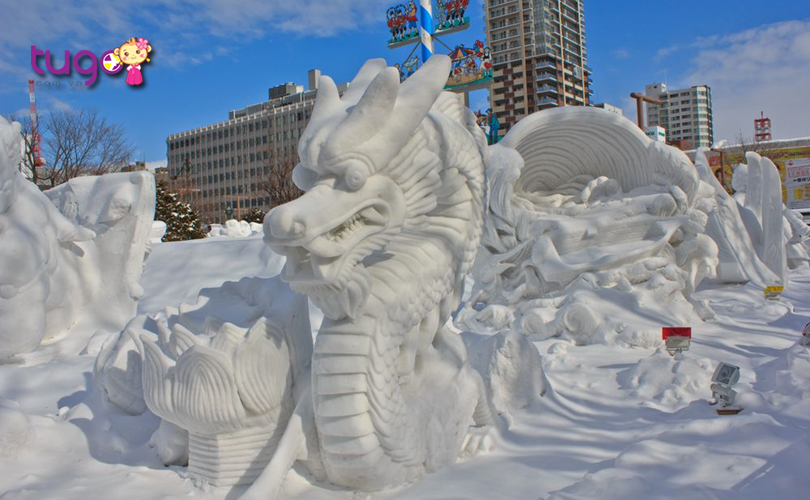 Những tác phẩm nghệ thuật được tạo hình từ băng, tuyết vô cùng đẹp mắt và tinh xảo