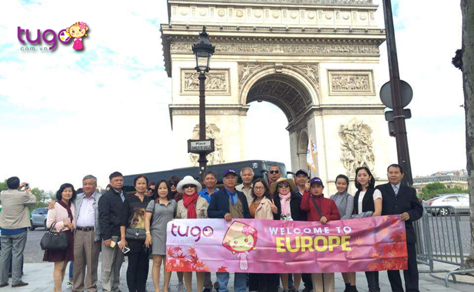 Nhiều du khách tin tưởng và lựa chọn tour du lịch Châu Âu tại Tugo