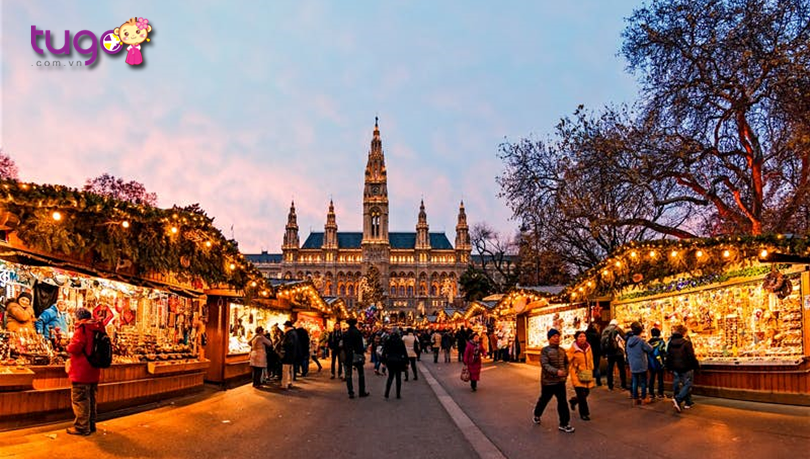 Những khu chợ Giáng sinh náo nhiệt ở Đức và Áo
