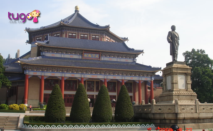 Nét kiến trúc đẹp mắt, tinh xảo của khu tưởng niệm Tôn Trung Sơn