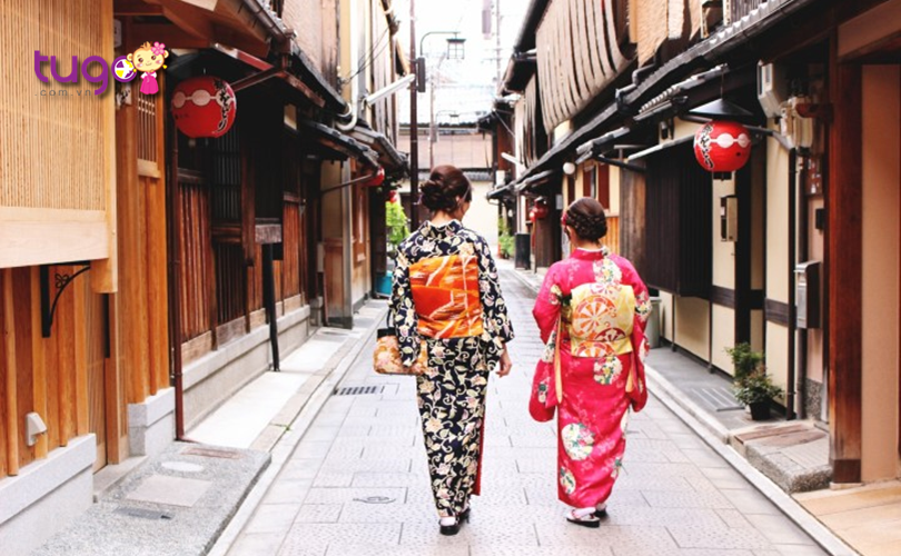 Nét đẹp thơ mộng ở phố cổ Kyoto