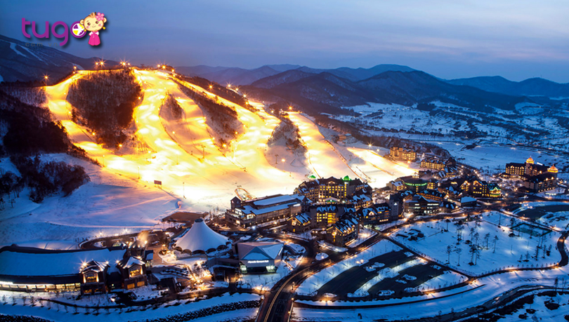 Nếu bạn là người yêu thích môn trượt tuyết thì hãy đến ngay Gangwon - khu trượt tuyết nổi tiếng bậc nhất tại xứ sở Kim Chi