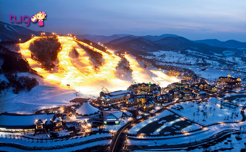 Nếu bạn là người yêu thích môn trượt tuyết thì hãy đến ngay Gangwon - khu trượt tuyết nổi tiếng bậc nhất tại xứ sở Kim Chi