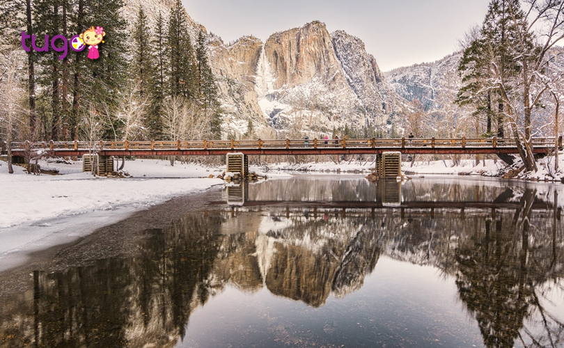 Phong cảnh thiên nhiên hữu tình ở vườn quốc gia Yosemite