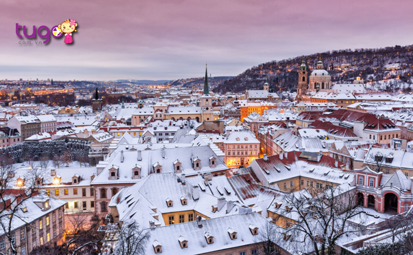 Prague nổi tiếng là một thành phố mùa đông với những khung cảnh đầy ấn tượng