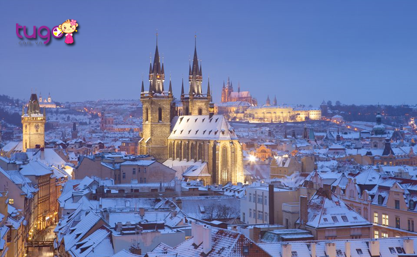 Thành phố Prague cũng là một điểm đến lý tưởng khi du lịch Châu Âu tháng 1