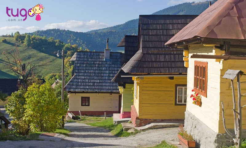 Ngôi làng Vlkolinec với những ngôi nhà màu sắc sẽ khiến bạn cảm thấy thích thú đấy