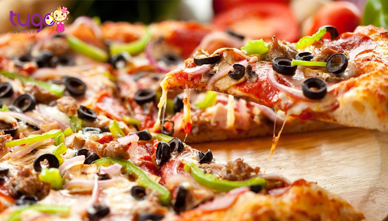 Pizza New York rất được lòng du khách bởi lớp vỏ bánh giòn, lớp bột mịn và phần nhân thì vô cùng đa dạng
