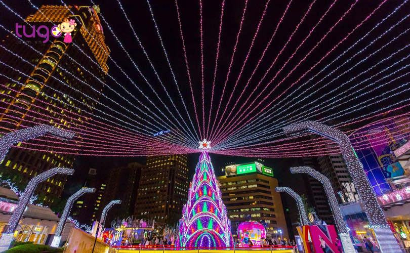 Vẻ đẹp lung linh, tràn ngập màu sắc trong ngày lễ Giáng sinh ở Đài Loan