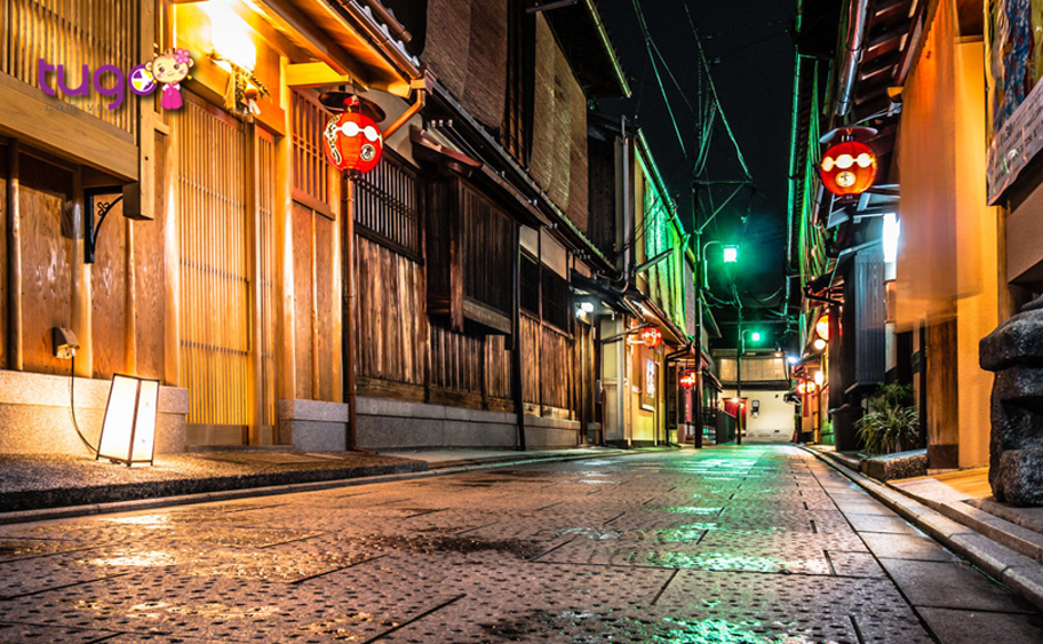 Vẻ đẹp lung linh của khu phố cổ Gion về đêm
