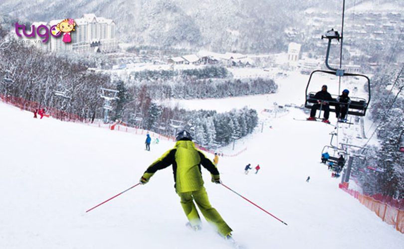Yongpyong cũng là một địa điểm trượt tuyết lý tưởng dành cho mọi du khách