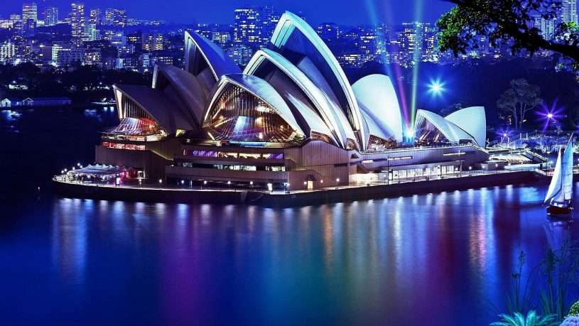 Ngắm toàn cảnh thành phố Sydney về đêm